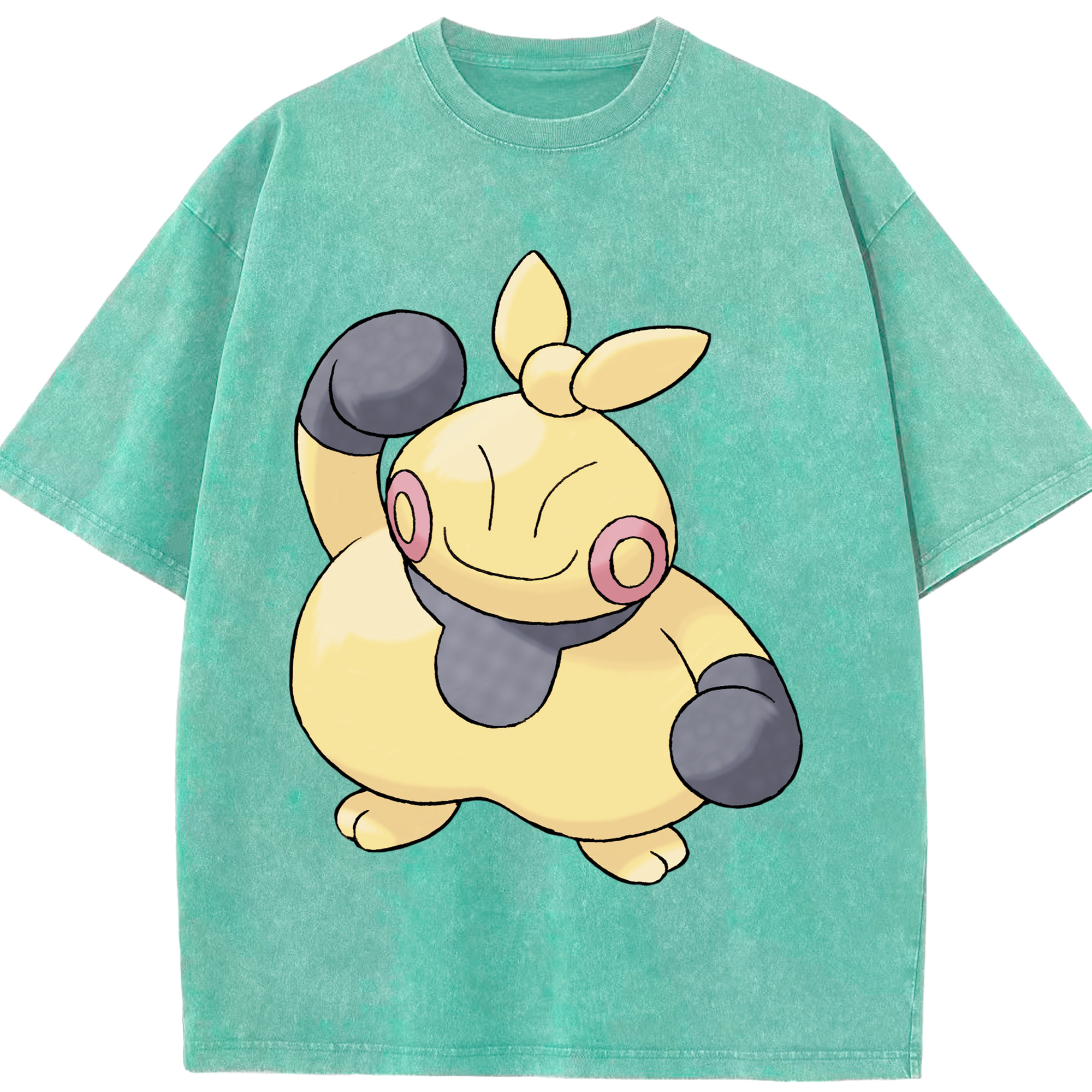 （画像用） ポケットモンスター Pokémon 綿100% ヴィンテージ風 半袖Tシャツ（フロントプリント）